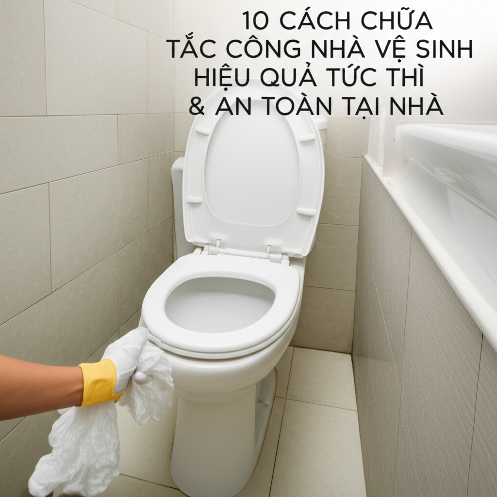 Hình minh họa cho bài viết: 10 Cách Chữa Tắc Cống Nhà Vệ Sinh Hiệu Quả Tức Thì & An Toàn Tại Nhà