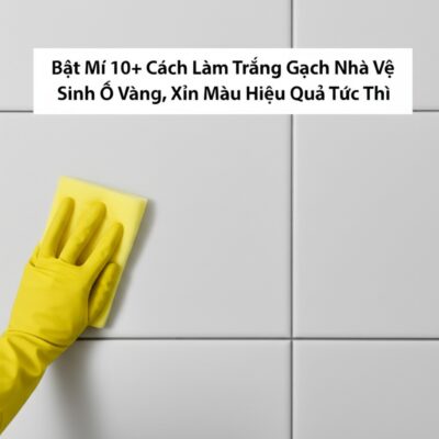 Bật Mí 10+ Cách Làm Trắng Gạch Nhà Vệ Sinh Ố Vàng, Xỉn Màu Hiệu Quả Tức Thì
