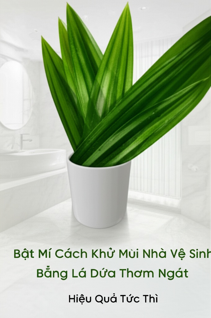 Hình minh họa cho bài viết: Bật Mí Cách Khử Mùi Nhà Vệ Sinh Bằng Lá Dứa Thơm Ngát, Hiệu Quả Tức Thì