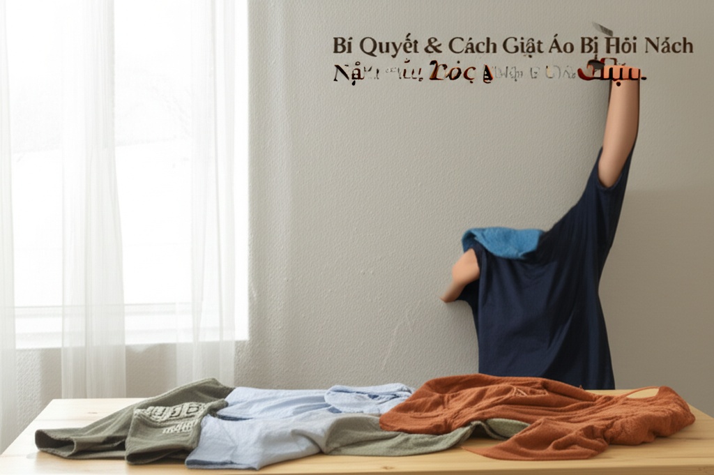 Hình minh họa cho bài viết: Bí Quyết & Cách Giặt Áo Bị Hôi Nách Tận Gốc: Đánh Bại Mùi Khó Chịu