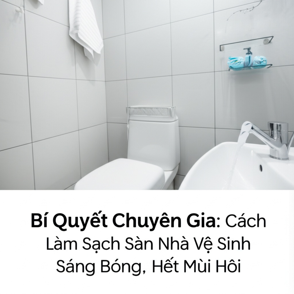 Hình minh họa cho bài viết: Bí Quyết Chuyên Gia: Cách Làm Sạch Sàn Nhà Vệ Sinh Sáng Bóng, Hết Mùi Hôi