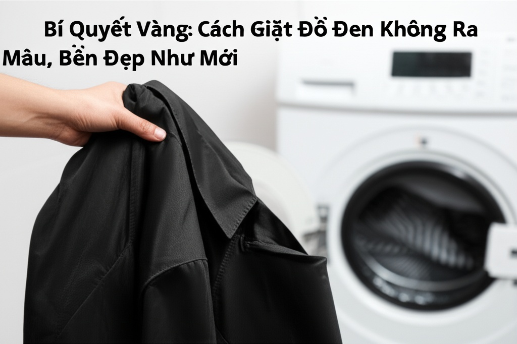 Hình minh họa cho bài viết: Bí Quyết Vàng: Cách Giặt Đồ Đen Không Ra Màu, Bền Đẹp Như Mới