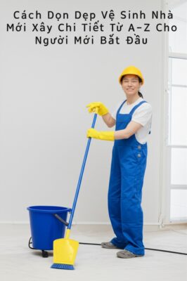 Cách Dọn Dẹp Vệ Sinh Nhà Mới Xây Chi Tiết Từ A-Z Cho Người Mới Bắt Đầu