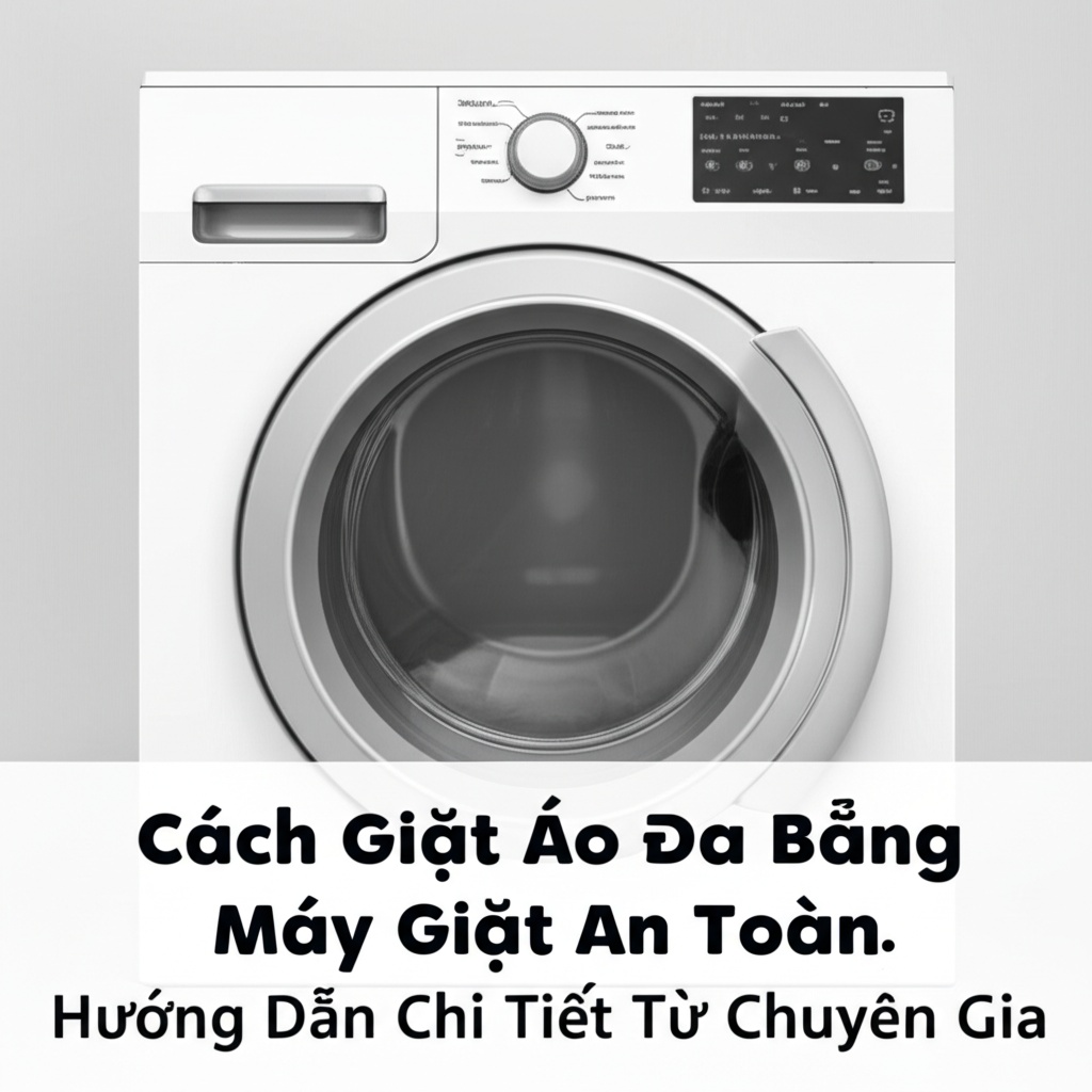 Hình minh họa cho bài viết: Cách Giặt Áo Da Bằng Máy Giặt An Toàn: Hướng Dẫn Chi Tiết Từ Chuyên Gia