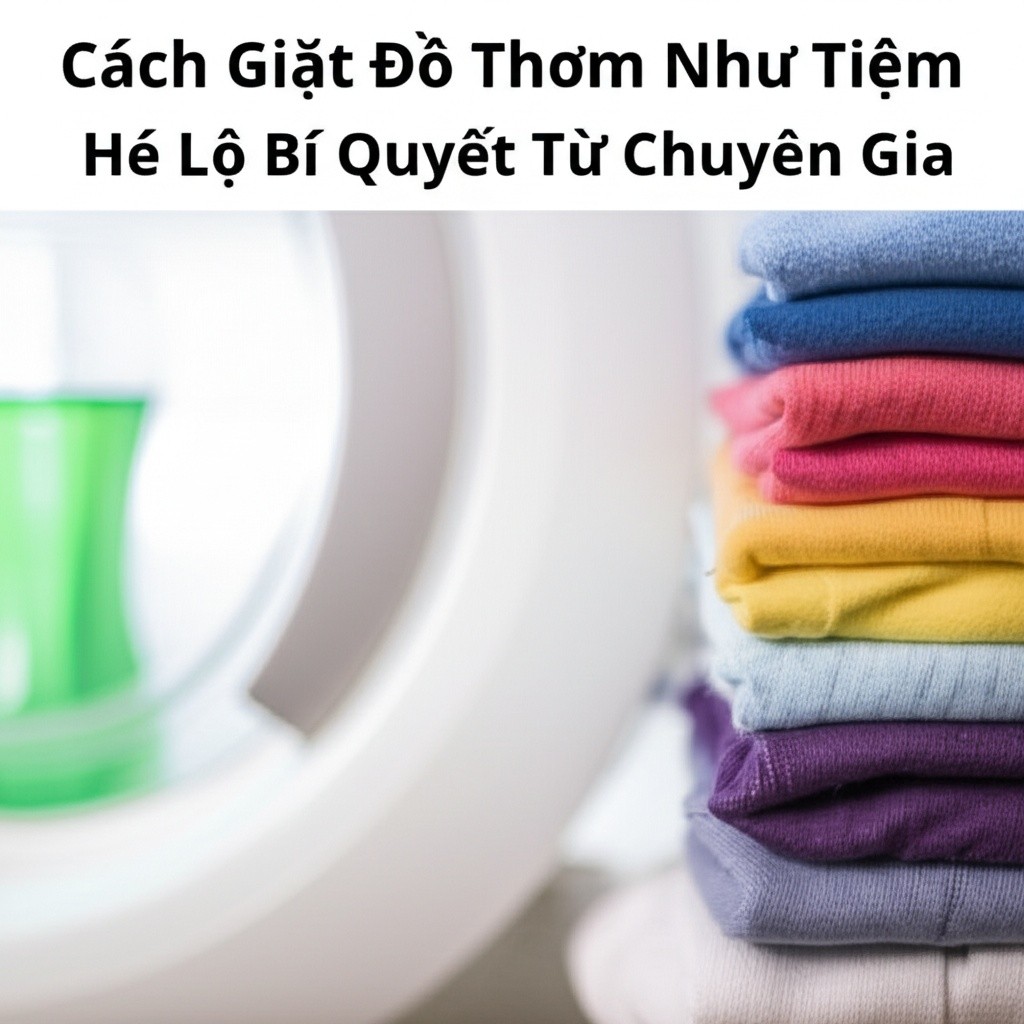 Hình minh họa cho bài viết: Cách Giặt Đồ Thơm Như Tiệm: Hé Lộ Bí Quyết Từ Chuyên Gia
