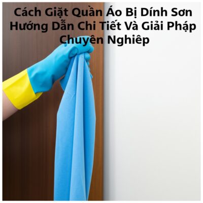 Cách Giặt Quần Áo Bị Dính Sơn: Hướng Dẫn Chi Tiết Và Giải Pháp Chuyên Nghiệp