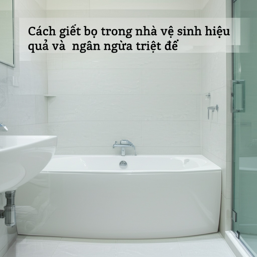 Hình minh họa cho bài viết: Cách giết bọ trong nhà vệ sinh hiệu quả và ngăn ngừa triệt để