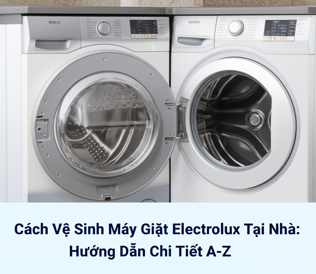Hình minh họa cho bài viết: Cách Vệ Sinh Máy Giặt Electrolux Tại Nhà: Hướng Dẫn Chi Tiết A-Z