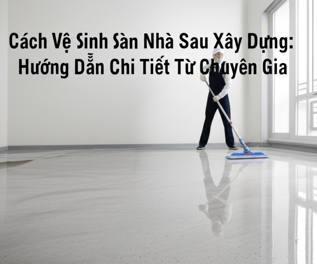 Hình minh họa cho bài viết: Cách Vệ Sinh Sàn Nhà Sau Xây Dựng: Hướng Dẫn Chi Tiết Từ Chuyên Gia
