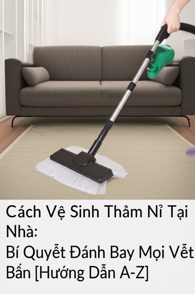 Hình minh họa cho bài viết: Cách Vệ Sinh Thảm Nỉ Tại Nhà: Bí Quyết Đánh Bay Mọi Vết Bẩn [Hướng Dẫn A-Z]