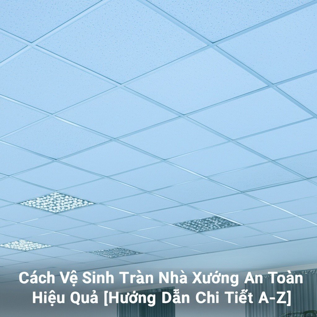 Hình minh họa cho bài viết: Cách Vệ Sinh Trần Nhà Xưởng An Toàn, Hiệu Quả [Hướng Dẫn Chi Tiết A-Z]