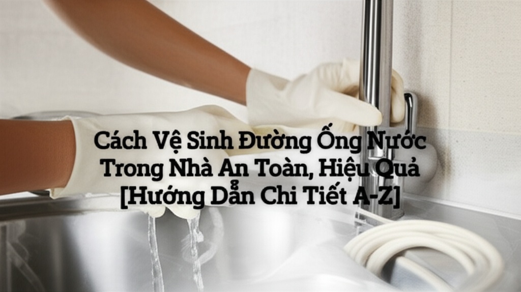 Hình minh họa cho bài viết: Cách Vệ Sinh Đường Ống Nước Trong Nhà An Toàn, Hiệu Quả [Hướng Dẫn Chi Tiết A-Z]