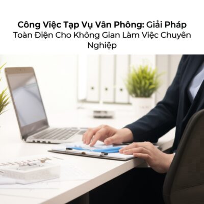 Công Việc Tạp Vụ Văn Phòng: Giải Pháp Toàn Diện Cho Không Gian Làm Việc Chuyên Nghiệp