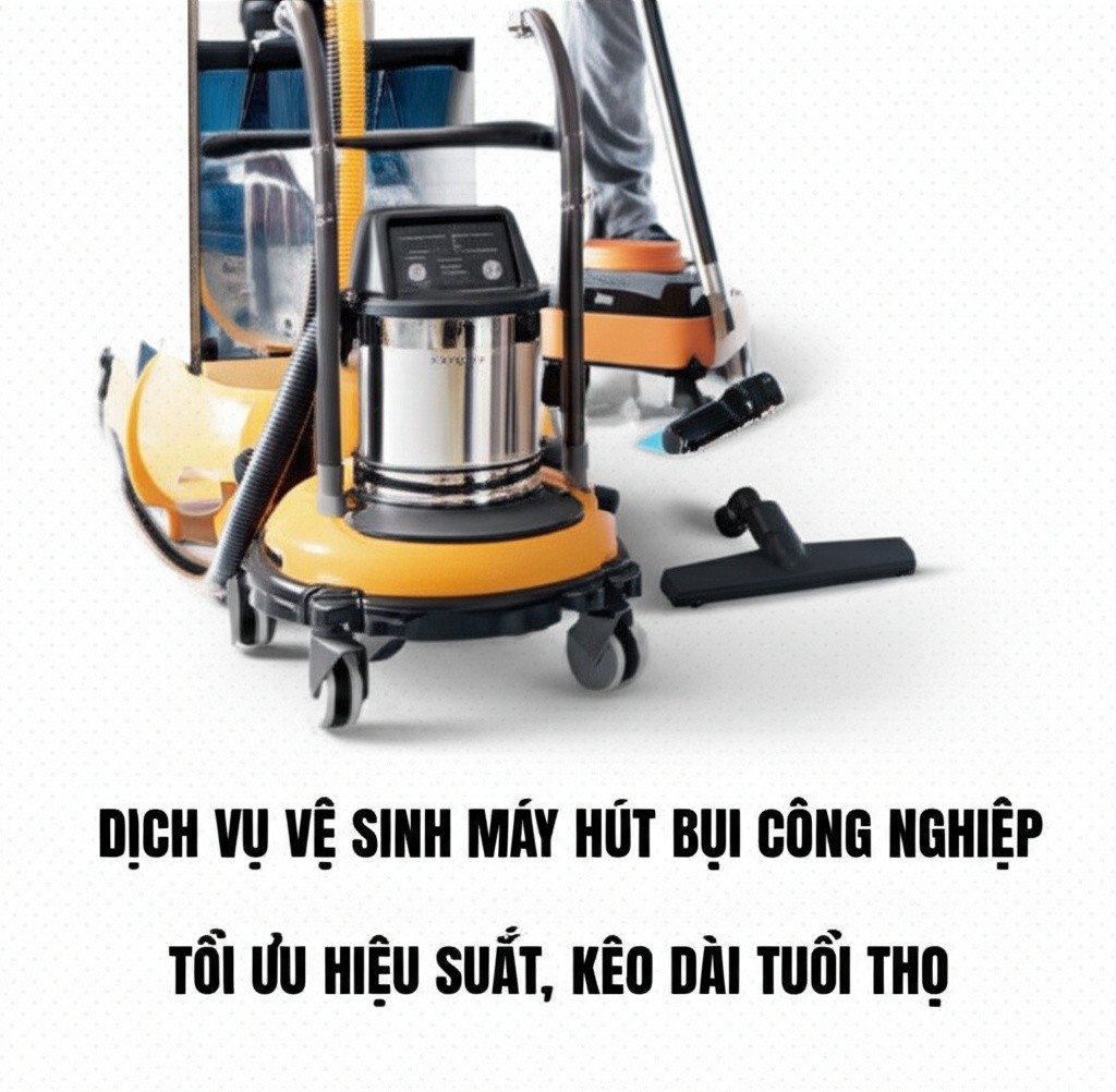 Hình minh họa cho bài viết: Dịch Vụ Vệ Sinh Máy Hút Bụi Công Nghiệp: Tối Ưu Hiệu Suất, Kéo Dài Tuổi Thọ