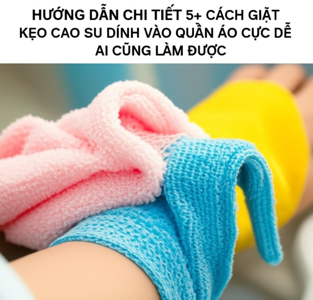 Hình minh họa cho bài viết: Hướng Dẫn Chi Tiết 5+ Cách Giặt Kẹo Cao Su Dính Vào Quần Áo Cực Dễ Ai Cũng Làm Được
