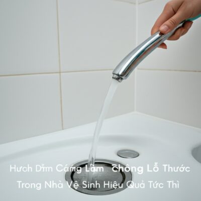 Hướng Dẫn Chi Tiết 5 Cách Làm Thông Lỗ Thoát Nước Trong Nhà Vệ Sinh Hiệu Quả Tức Thì