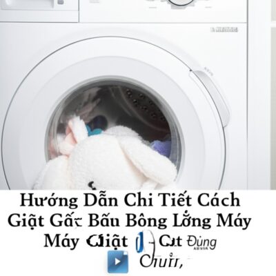 Hướng Dẫn Chi Tiết Cách Giặt Gấu Bông Lớn Bằng Máy Giặt An Toàn, Đúng Chuẩn