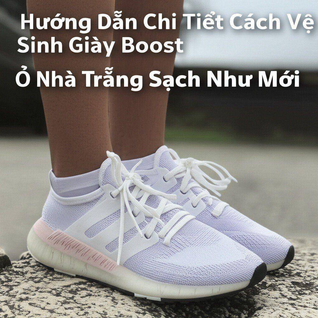Hình minh họa cho bài viết: Hướng Dẫn Chi Tiết Cách Vệ Sinh Giày Boost Ở Nhà Trắng Sạch Như Mới