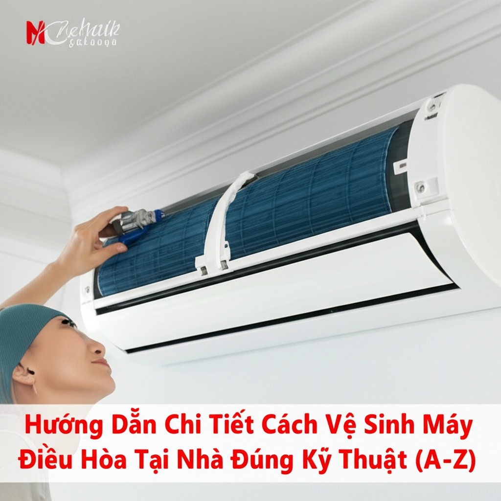 Hình minh họa cho bài viết: Hướng Dẫn Chi Tiết Cách Vệ Sinh Máy Điều Hòa Tại Nhà Đúng Kỹ Thuật (A-Z)