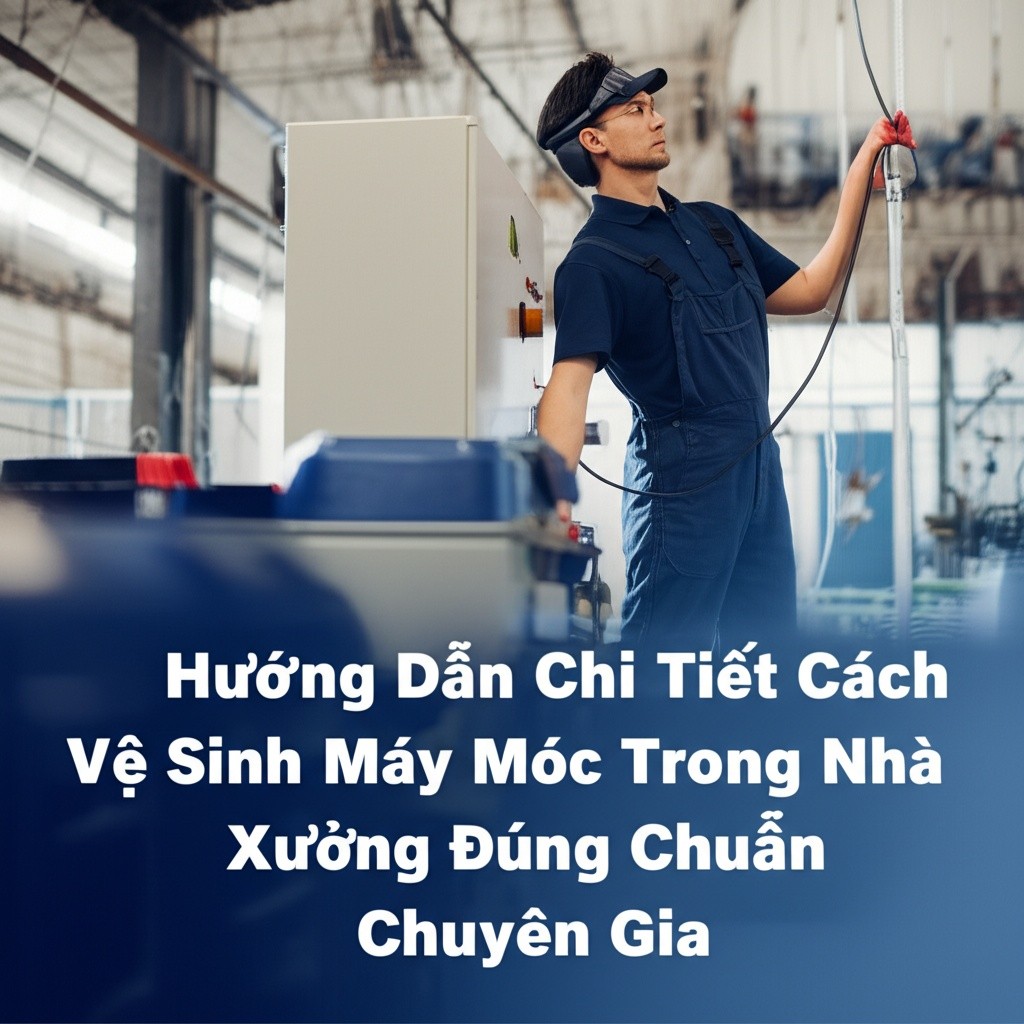 Hình minh họa cho bài viết: Hướng Dẫn Chi Tiết Cách Vệ Sinh Máy Móc Trong Nhà Xưởng Đúng Chuẩn Chuyên Gia