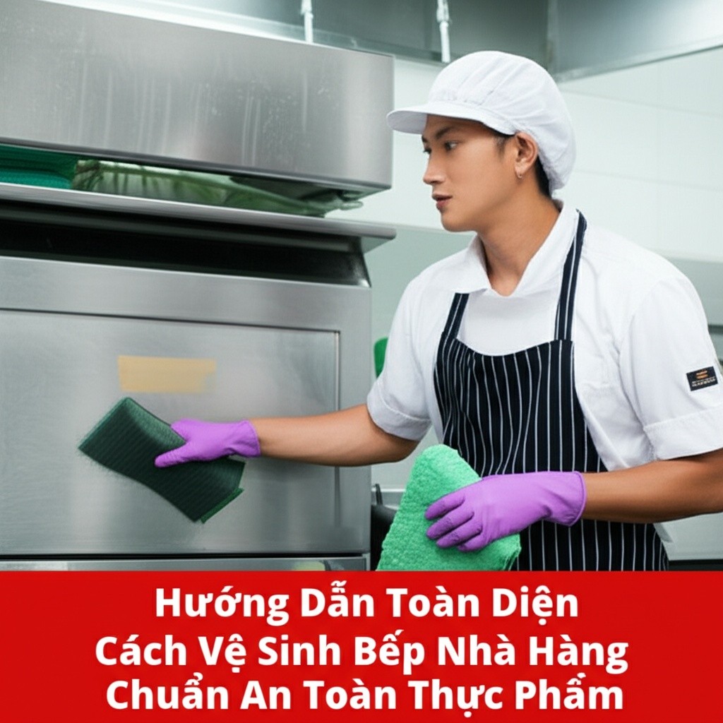 Hình minh họa cho bài viết: Hướng Dẫn Toàn Diện Cách Vệ Sinh Bếp Nhà Hàng Chuẩn An Toàn Thực Phẩm