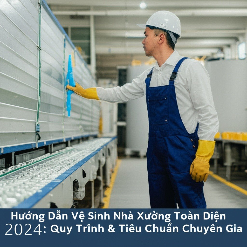 Hình minh họa cho bài viết: Hướng Dẫn Vệ Sinh Nhà Xưởng Toàn Diện 2024: Quy Trình & Tiêu Chuẩn Chuyên Gia