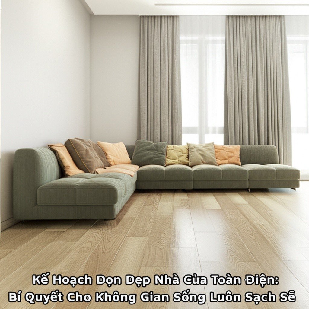 Hình minh họa cho bài viết: Kế Hoạch Dọn Dẹp Nhà Cửa Toàn Diện: Bí Quyết Cho Không Gian Sống Luôn Sạch Sẽ