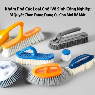 Khám Phá Các Loại Chổi Vệ Sinh Công Nghiệp: Bí Quyết Chọn Đúng Dụng Cụ Cho Mọi Bề Mặt