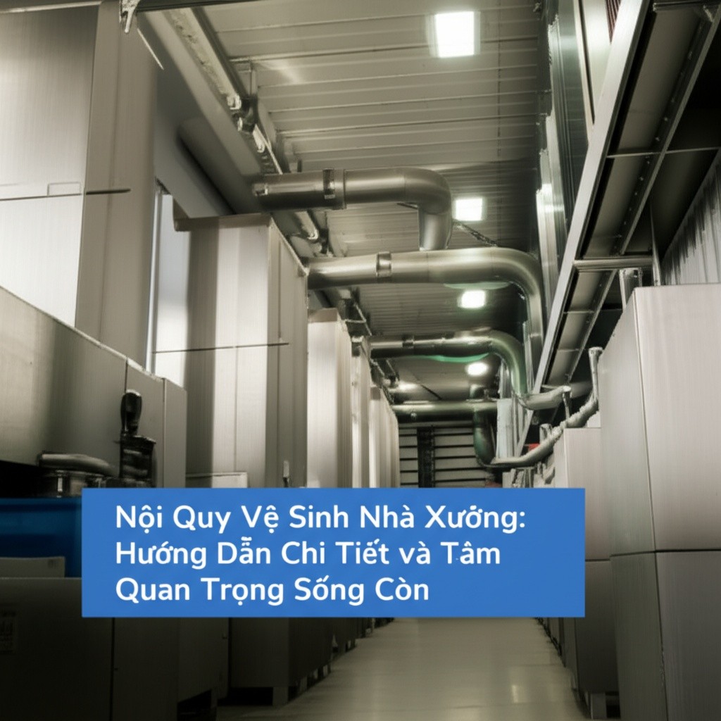 Hình minh họa cho bài viết: Nội Quy Vệ Sinh Nhà Xưởng: Hướng Dẫn Chi Tiết và Tầm Quan Trọng Sống Còn